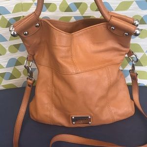 Sold! Valentina Italian brown leather handbag.